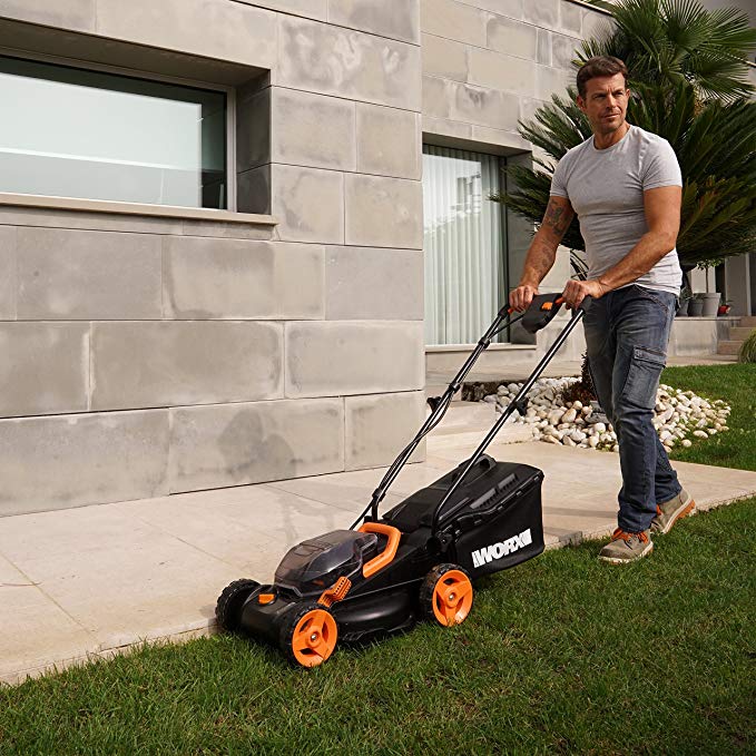 Worx WG779 Cordless Push Lawn Mower